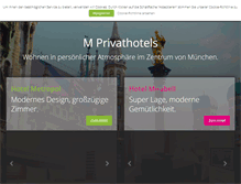 Tablet Screenshot of m-privathotels.de